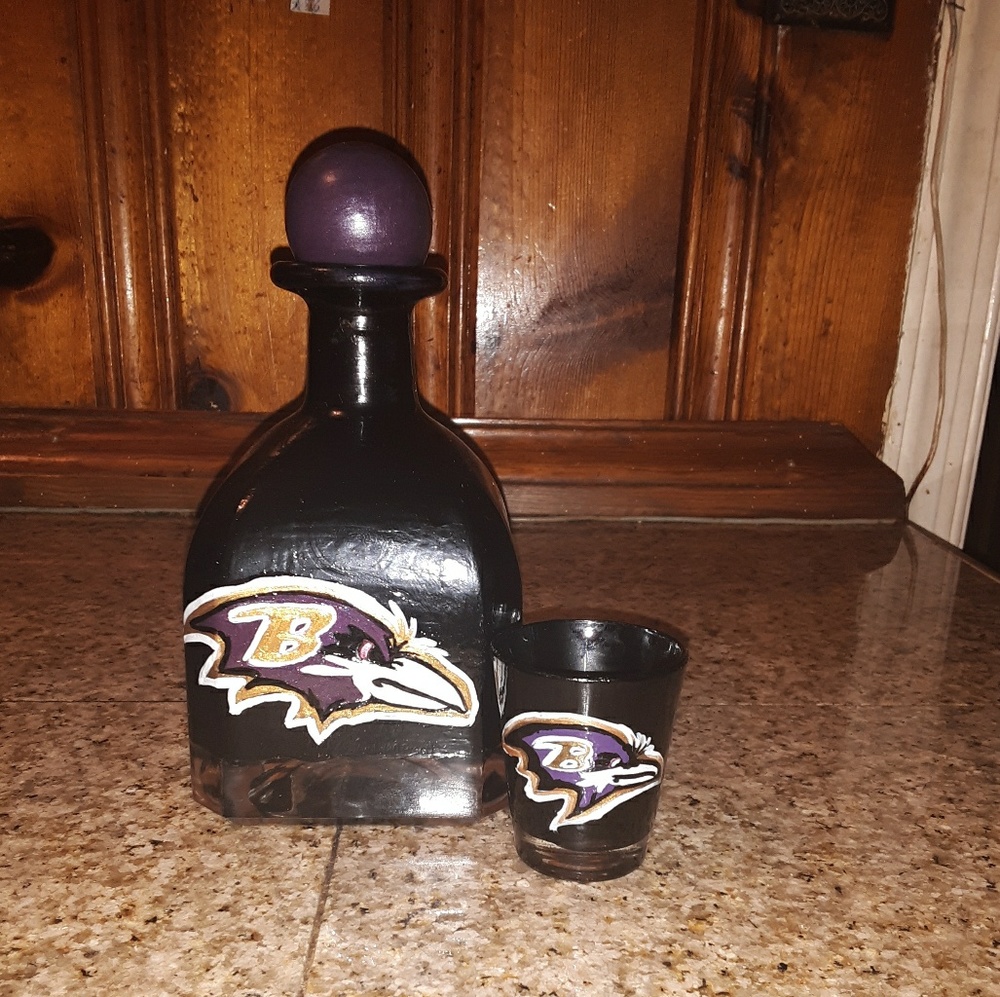 Gran patron Platinum handpainted  baltimore raves